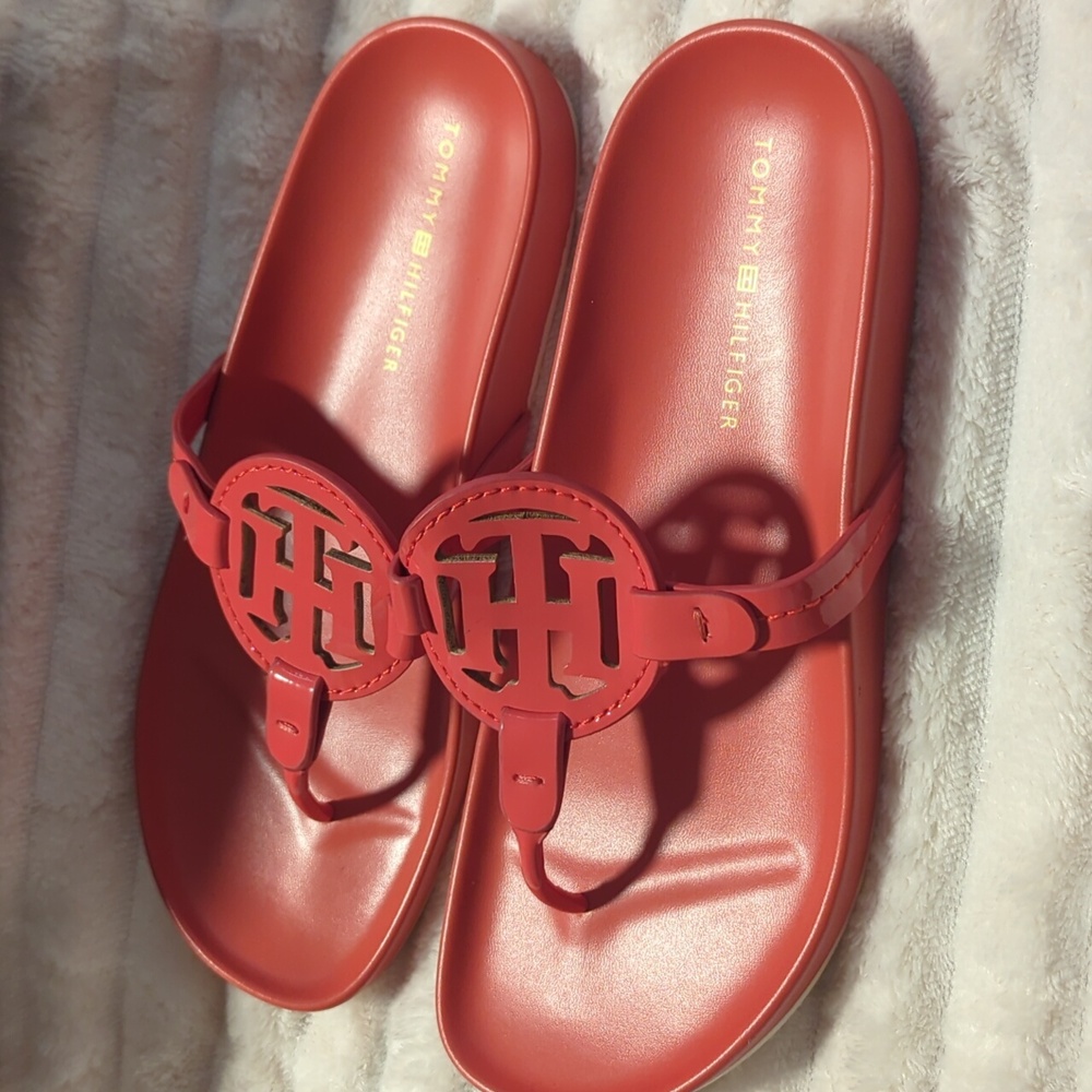 Tommy Hilfiger Red Sandals - Picture 2 of 5